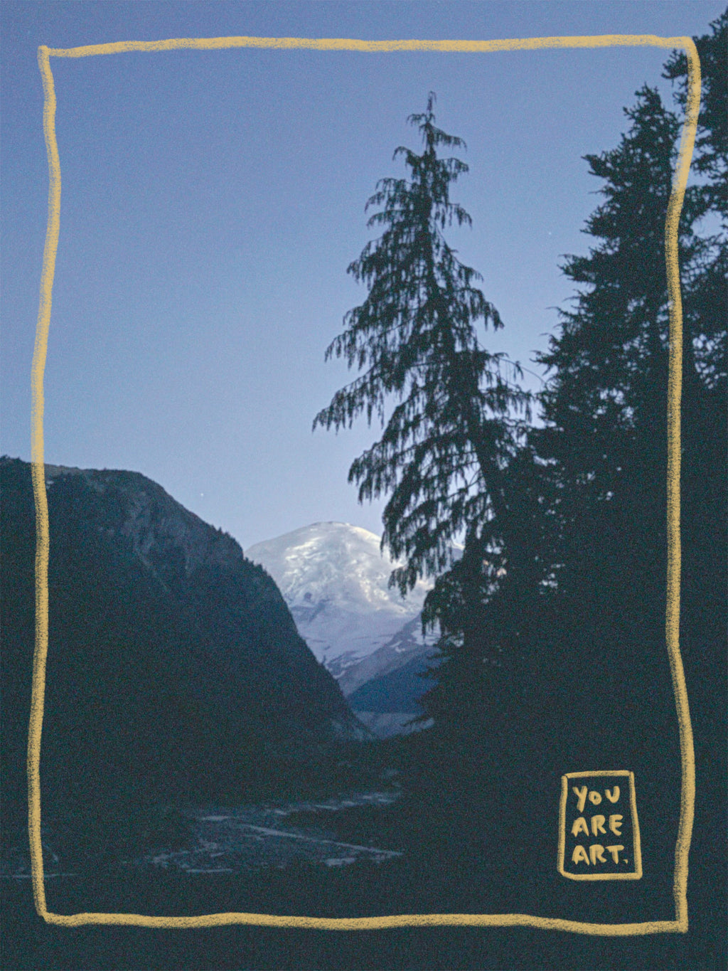 "blue mountain" large print