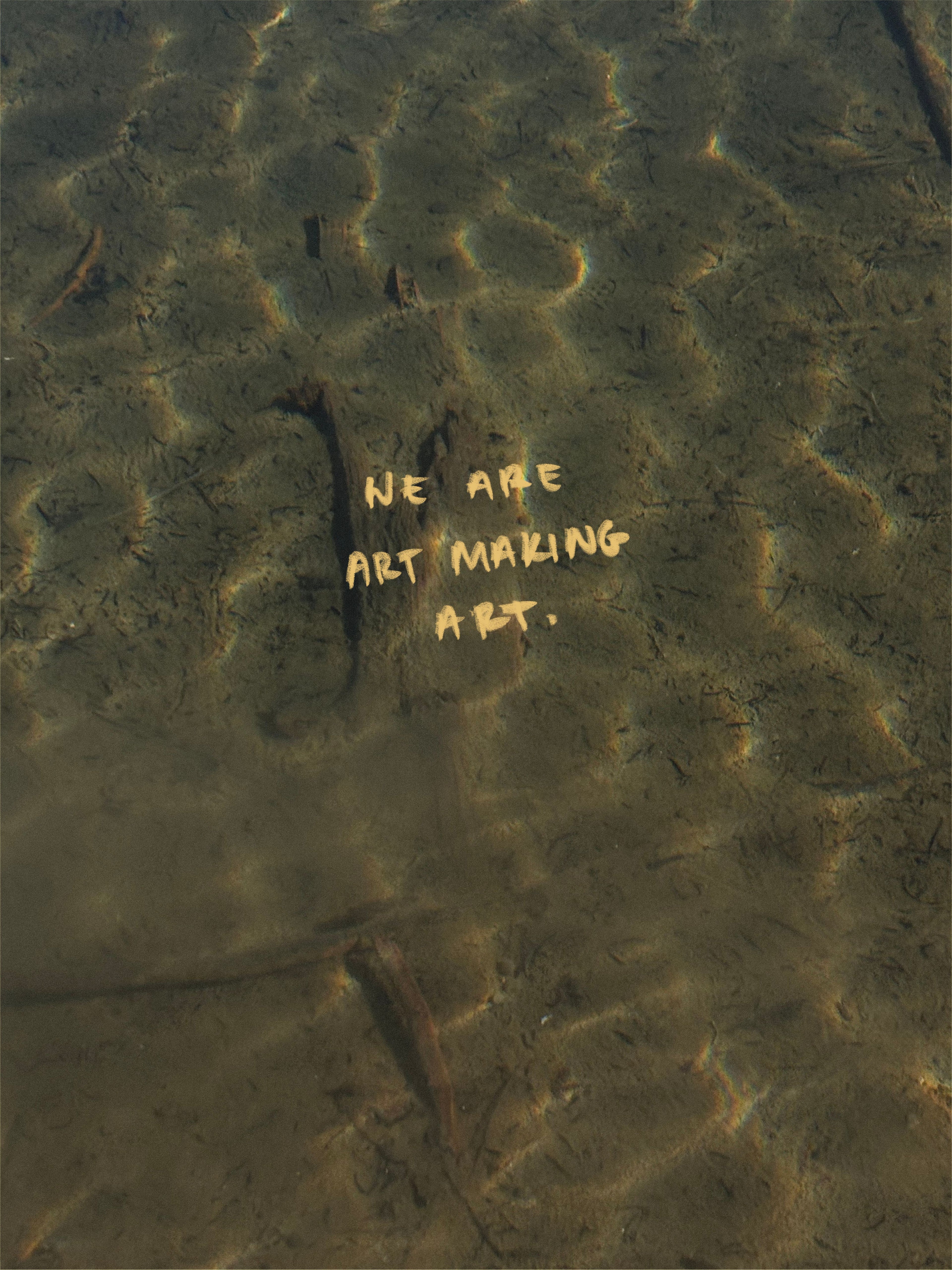 "light in a muddy lake" large print